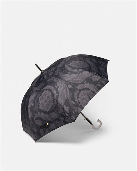 versace medusa umbrella|Barocco Umbrella Black,Silver .